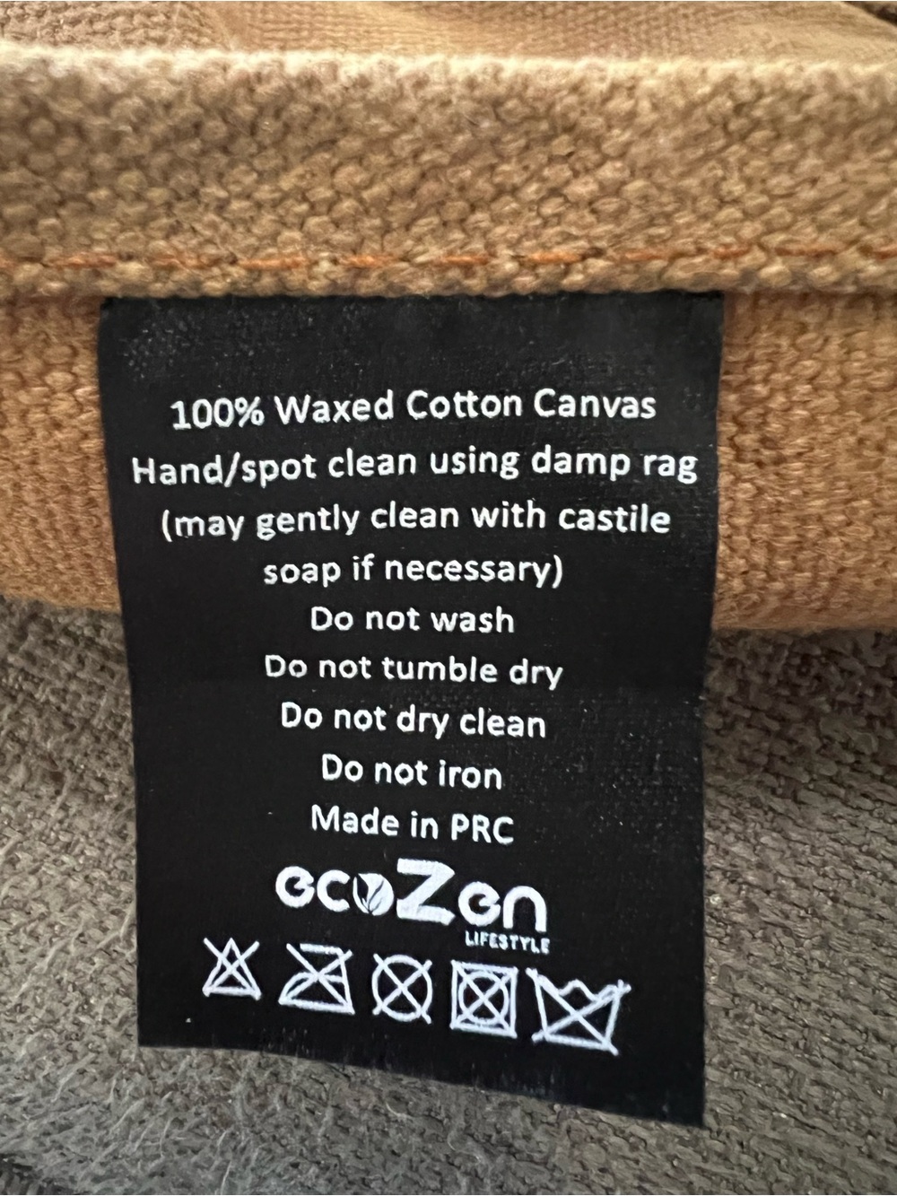 ECOZEN Lifestyle Woodworking Shop Apron Waxed Cotton Canvas Metal Work Welding - Picture 5 of 6